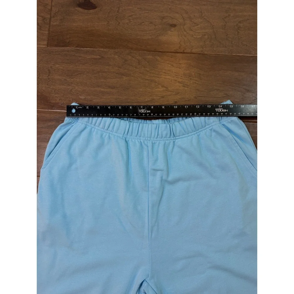 NWT Year of Ours Light Blue Cotton Jogger Sweatpants M/L YOO-FA-005
